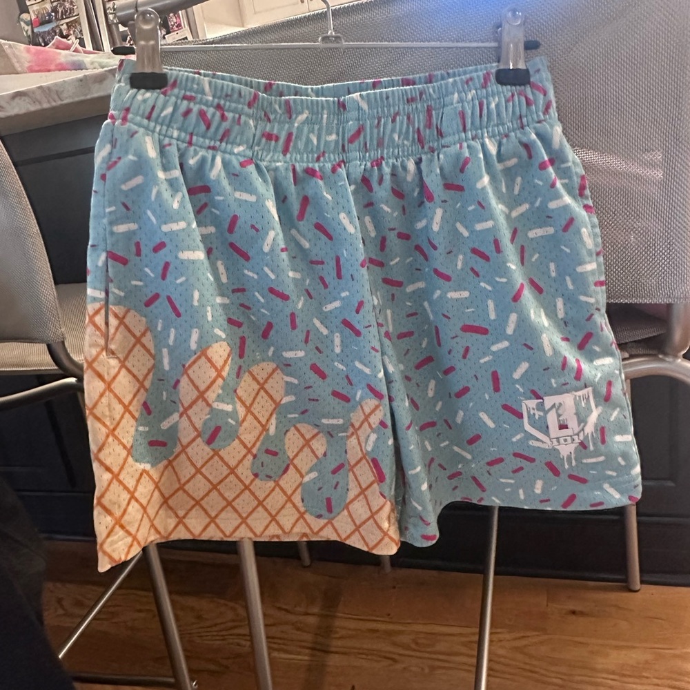 Kids Ice Cream Print Casual Shorts